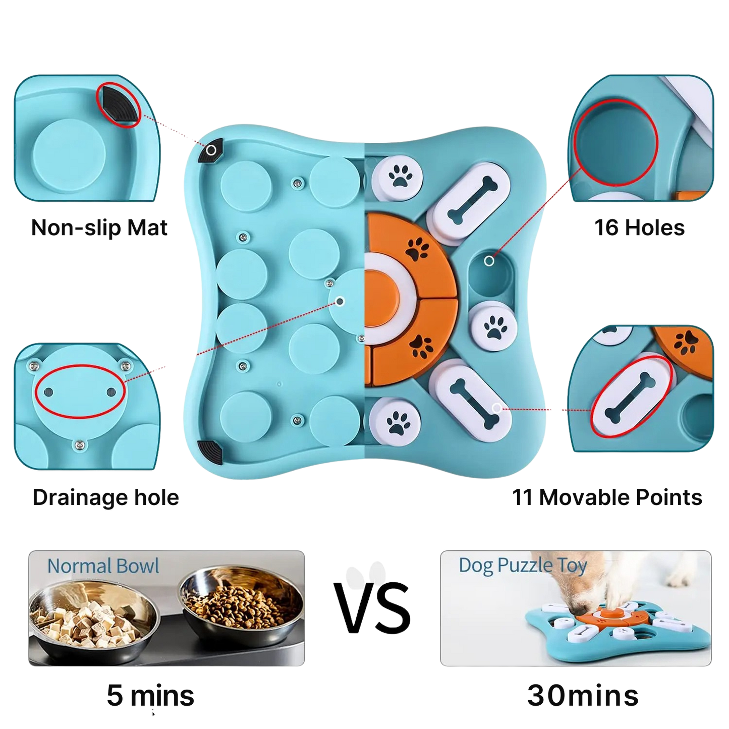 Dog Slow Feeder Toy